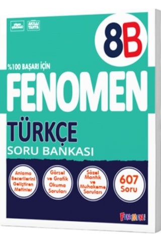 Fenomen 8 Türkçe Soru Bankası B Fenomen 8 Türkçe Soru Bankası B