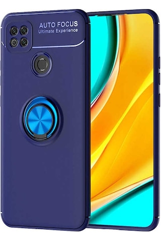 Xiaomi Redmi 9C Kilif Yüzüklü Magnetli Ravel Case 360697609