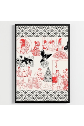 Besay Retro Vintage Duvar Posteri-klasik Sanat-estetik Dekoratif A2 Çerçevesiz