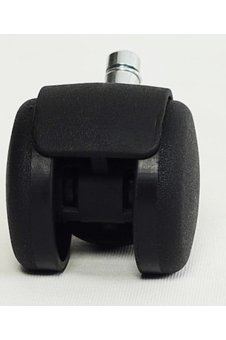 Ofis Sandalye Tekerleği Ofis Koltuğu Tekeri Takım - 5 Adet - Tek Ebat Tekerlekler Siyah