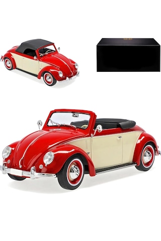 Kk Scale 1:18 Vw 1200 Hebmüller Cabrio 1949 Rot/creme Limited Edi