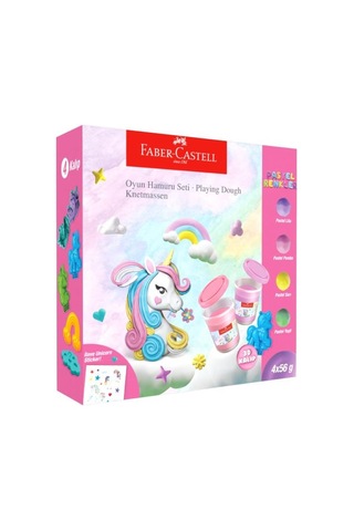 Faber Castell Unicorn Oyun Hamuru Seti Çok Renkli