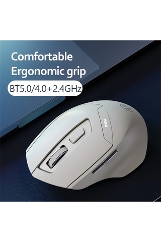 Inphıc Dr6 Bluetooth 4.0 / Bluetooth 5.0 / 2.4g Kablosuz Fare Ev Ofis Bilgisayarı Dizüstü Bilgisayar Sessiz Fareler