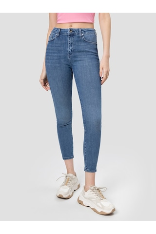 Nicole Skinny Fit Kadın Pantolon Mavi