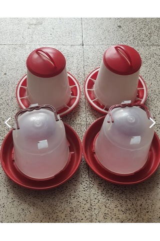 Nurdağ Hırdavat Civciv Yemlik 2 Adet 1.3 Kg Civciv Suluk 2 Adet 1.3 L