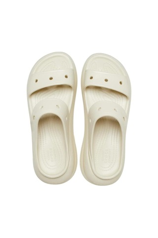 Crocs 207670-crush 2y2-bone Platform Taban Kadın Terlik Bej