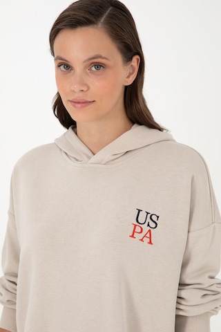 U.S. Polo Assn. Kadın Taş Kapüşonlu Sweatshirt 50291265-VR049