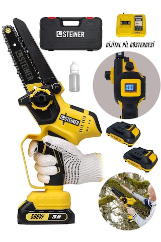 Steiner ST-598VF S Dijital Şarj Göstergeli Dal Budama Testeresi