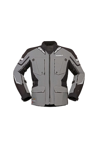 Modeka Panamerıcana Iı Waterproof Ceket Siyah Açık Gri
