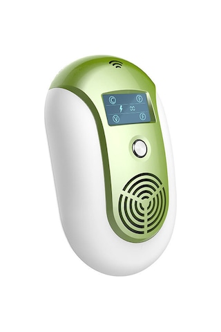 Geeksen Yeşil Evcil Hayvan Ve Haşere Kovucu Cihazı - Ultrasonik Ve Işıklı Teknolojiyle, Değişken/sabit Frekans, Avrupa Standartı