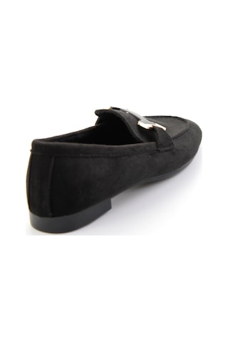 Bambi Siyah Kadın Loafer Ayakkabı K01688012272 Siyah