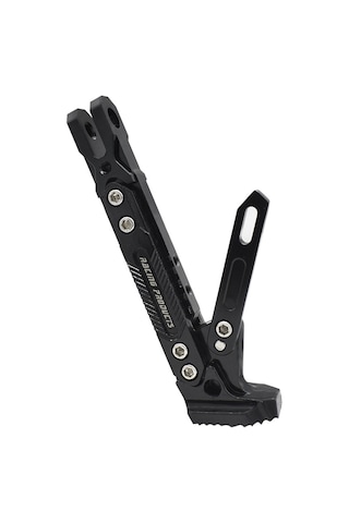 Ranyeek Motor Bisikleti Ayarlanabilir Fren Çıkartması Elektrikli Moto Park Standı Siyah Alüminyum