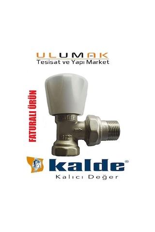 Radyatör Vanası Köşe 1/2 Kalde
