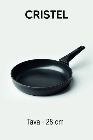 Gigilli Cristel 28 Cm Tava Siyah Siyah