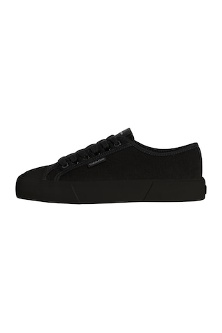 Calvin Klein Kadın Vulc Low Laceup Aop Canvas Siyah Sneaker-14661