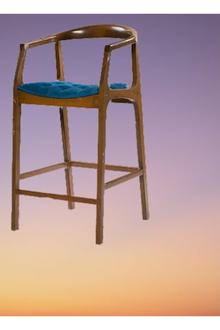 Zus703 Tam Kolçak Kayın Torna Retro Bambu Iskelet Parlak Ceviz I Lacivert