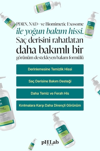 Phlab Hair Pdrn Nad+ & Exosome Hair & Scalp Care Şampuan 250 ML