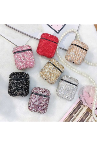 Apple AirPods Uyumlu Kılıf Zore Diamond Silikon No3