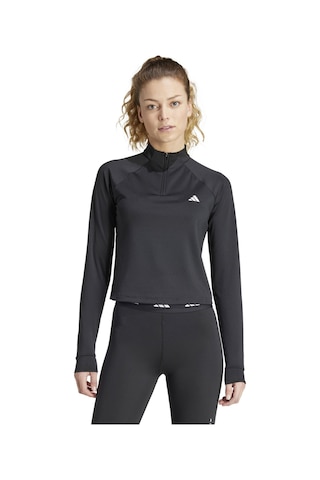 Adidas Tr-es 1/4zıp Black Siyah Kadın Fermuarlı Sweatshirt Siyah