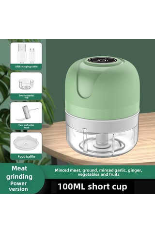 Teltree Mini Elektrikli Sarımsak Çırpıcı - Kablosuz Mutfak Aleti, Hızlı Sarımsak Ezme, 100ml Mavi, Toptan Satış Diğer