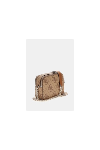 Guess Kadın Izzy 4g Logolu Mini Çapraz Çanta Kahverengi