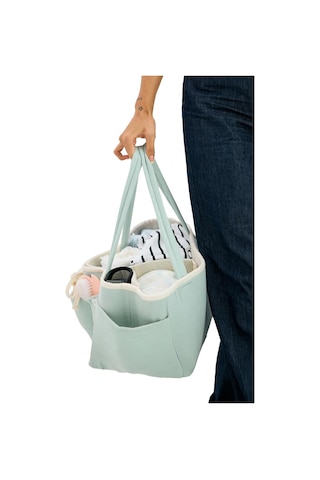 Miniboni Müslin Anne Organizer Çanta - Yeşil Standart Yeşil