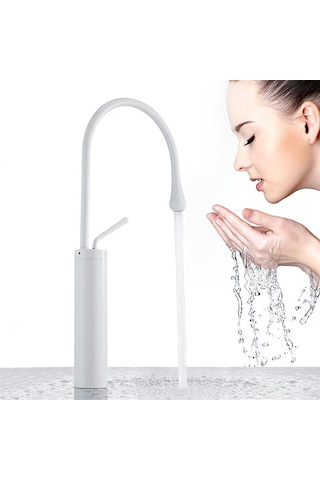 F-814 Beyaz Lavabo Bataryası Beyaz