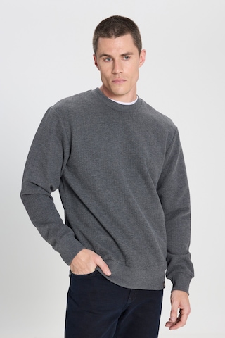 Wrangler Regular Fit Normal Kesim Bisiklet Yaka Antrasit Sweatshirt W242593003 Antrasit