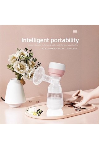 Maiyame Anne-bebek Akıllı Elektrikli Emziği: Otomatik Emme Ritmi, Sessiz Tasarım, Taşınabilir Entegre, İki Yollu Emme, Güvenli Malzeme, Pembe