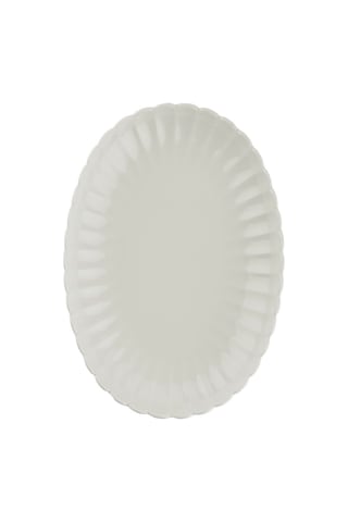 Kütahya Porselen Bone Luz Krem Kayık Tabak 28x19cm 2 Li Bnlzf28ky00 Çok Renkli