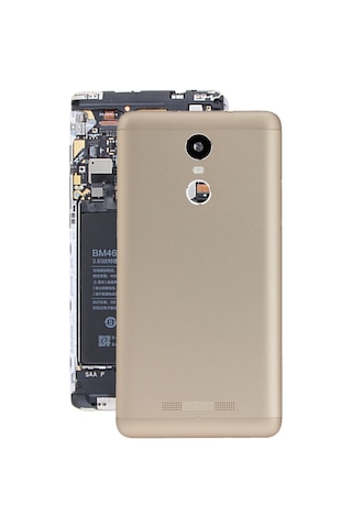 Xiaomi Redmi Note 3 İçin Pil Arka Kapağı Altın Altın