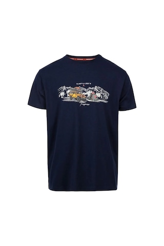 Trespass Horton - Male Casual Prınted Navy Erkek Tshırt Matotstr0134-na1 Lacivert