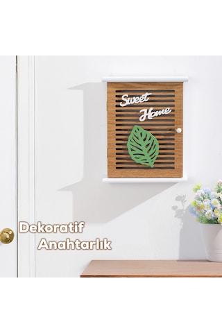 Porsima 2069 Duvara Montajlı Dekoratif Anahtarlık Dolabı 21x25,5c