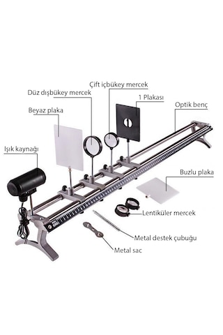 Çok Fonksiyonlu Optik Düzenek Optik Ray Optik Benç 96 Cm