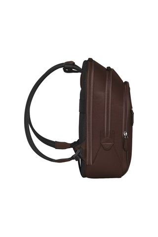 Montblanc Sartorial Deri 3 Bölmeli Orta Boy Sırt Çantası 222929 Kahverengi