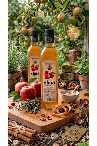 Hekimhan Bitkisel Elma Sirkesi 500 ML