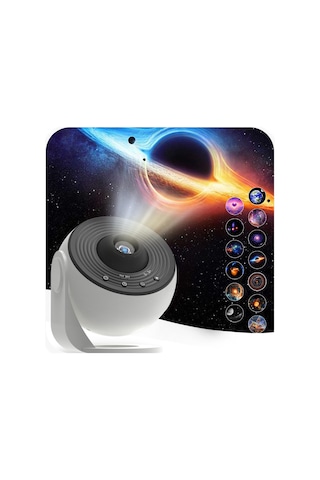 Star Projector, Galaxy Projector Planetarium Projector, 4k İle Yatak Odası Ultra Clear Galaxy Night Light İçin