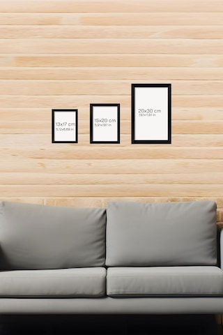Artavessa 12 Parça Siyah Çerçeve Görünümlü Mdf Tablo Seti - 12ARTAVESSA4