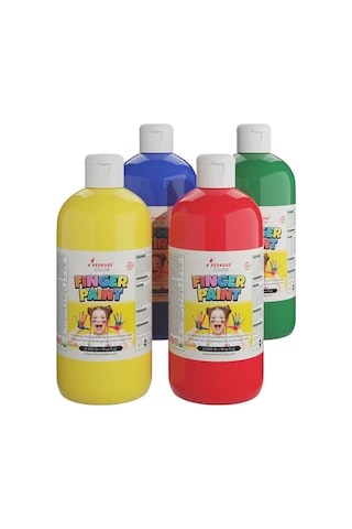Ana Renkler Parmak Boyası 4&apos Lü Set 4x500gr Diğer