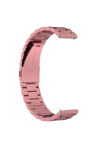 Caseonn Xiaomi Watch 5 Kordon Paslanmaz Çelik Metal Kayış Rose Pink