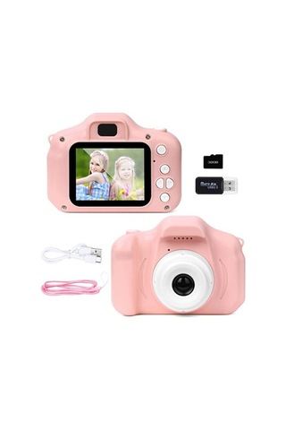 Mini Kamera Fotoğraf Makinesi Pembe