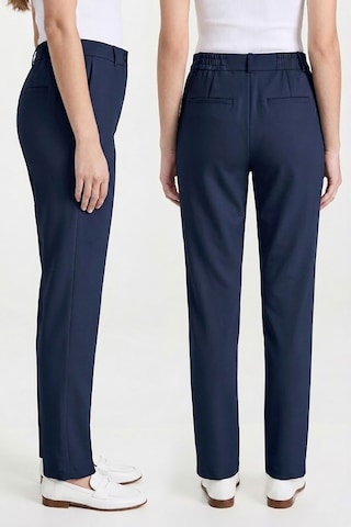 Goffra Kadın Flexon Ultra Esnek Relaxed Beli Lastikli Jogger Pantolon Lacivert W702-r0433-05