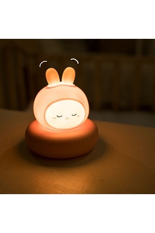 Willowhaven Usb Şarjlı Bebek Gece Lambası - 3 Işık Seviyesi, Sıcak Sarı Işık, Dokunmatik, 1200mah Pil, Beyaz, Saf Ve Hafif Tasarım Beyaz