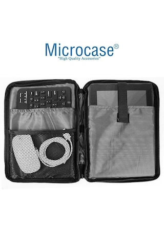 Microcase Samsung Uyumlu Galaxy Tab S9 Fe X510 10.9 İnch Tablet İle Uyumlu Touchpad Bluetooth Klavye + Tablet Standı + Tablet Çantası - Siyah Al5183 Klavye + Stand