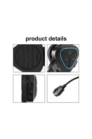 Jeehugo Yeşil Yazlık Yarım Kask Motorcu Kulaklığı - Bluetooth 5.0, Cvc Gürültü Engelleme, Otomatik Cevaplama, 25 Saat Süre, Ipx6 Su Geçirmez