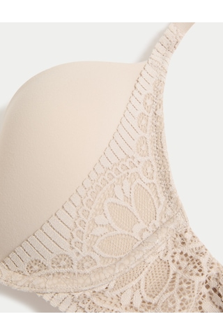 Marks & Spencer Body Soft Wired T Shirt Sütyeni Bej