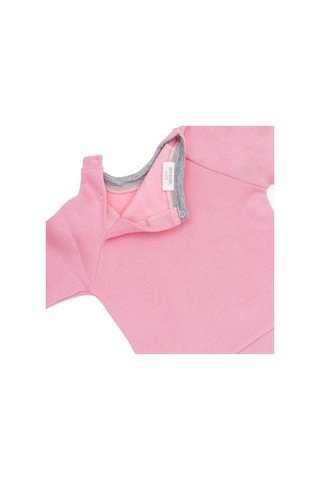 Petit Boom Kontrast Şardonlu Sweatshirt Pembe