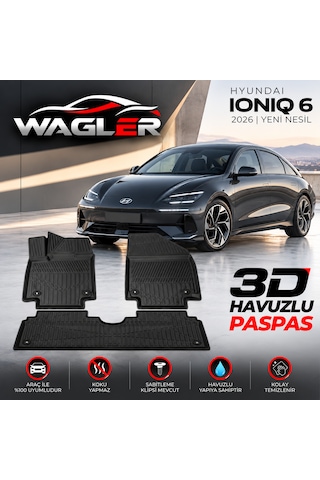 Wagler Hyundai Ioniq 6 Havuzlu Paspas 2022 Ve Sonrası