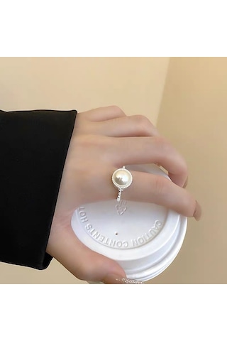 Kadınlar İçin Özel Olarak Tasarlanmış Benzersiz Düz Bantlı Yüzük No.15 Çok Renkli