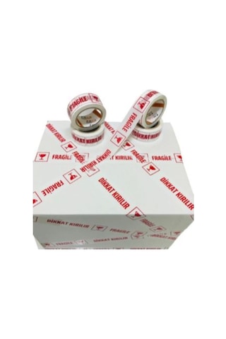 Fragile Dikkat Kırılır Baskılı Koli Bandı 45 X 100 M